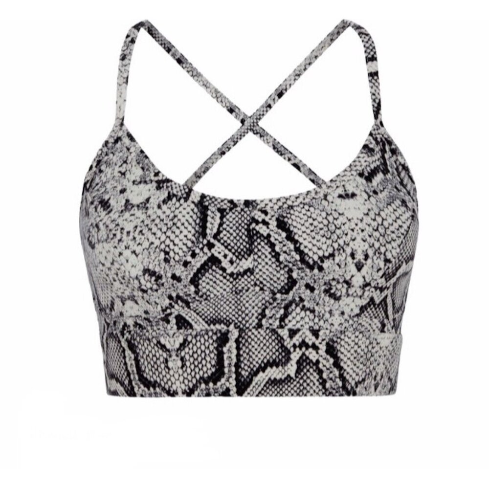 Varley Irena Sports Bra Ivory Cobra ( S )